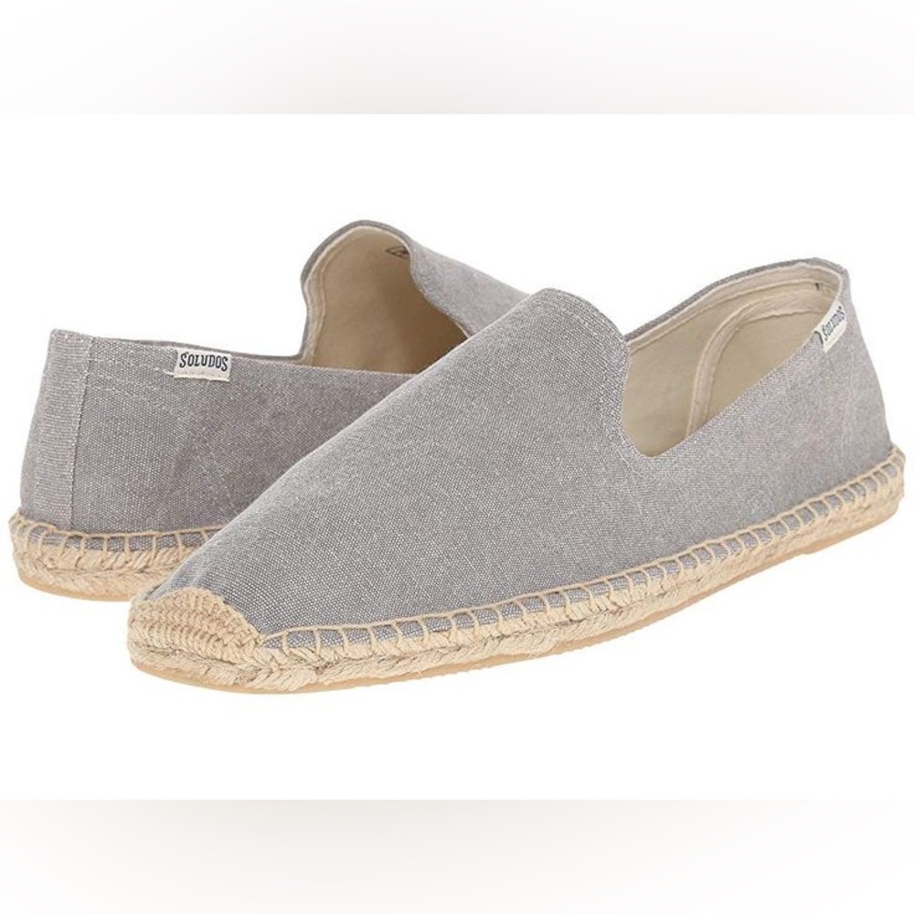 Soludos Coche Grey Smoking Slippers